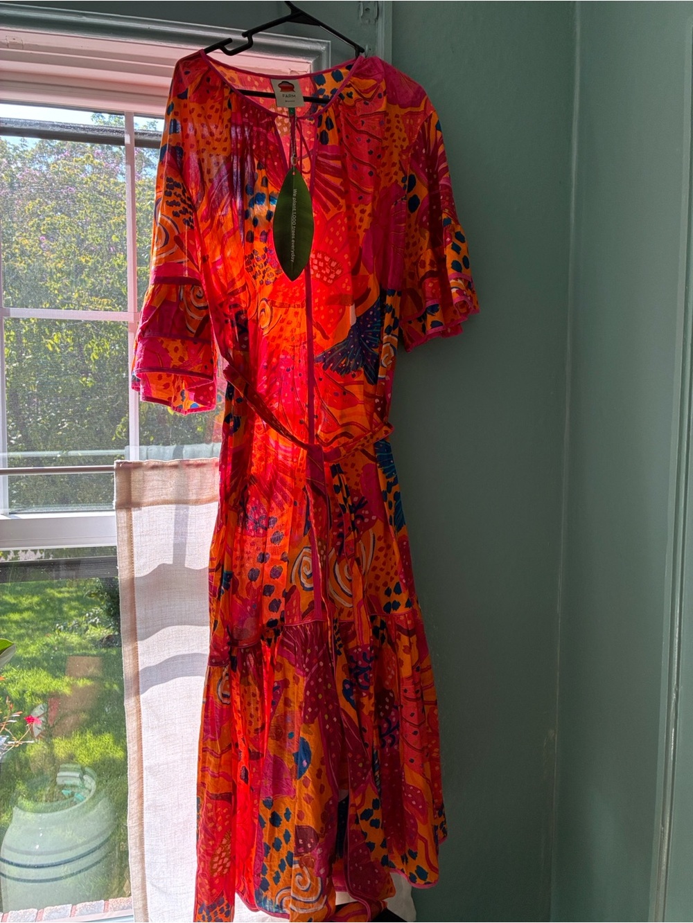 FARM Rio colorful party Midi Dress - Picture 1 of 5